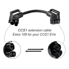 CCS1 EV Extension Cord for Non-Tesla EVs Charging on Tesla "Magic Dock" Superchargers