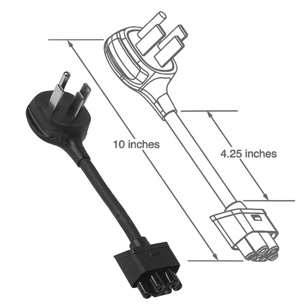 Gen 2 NEMA 14-50 Adapter for Tesla Mobile Portable Charger NEMA 14-50 240V Outlet