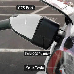 Tesla CCS1 Adapter 250KW CCS to Tesla Charger Adapter For Model 3 Y X S Accessories