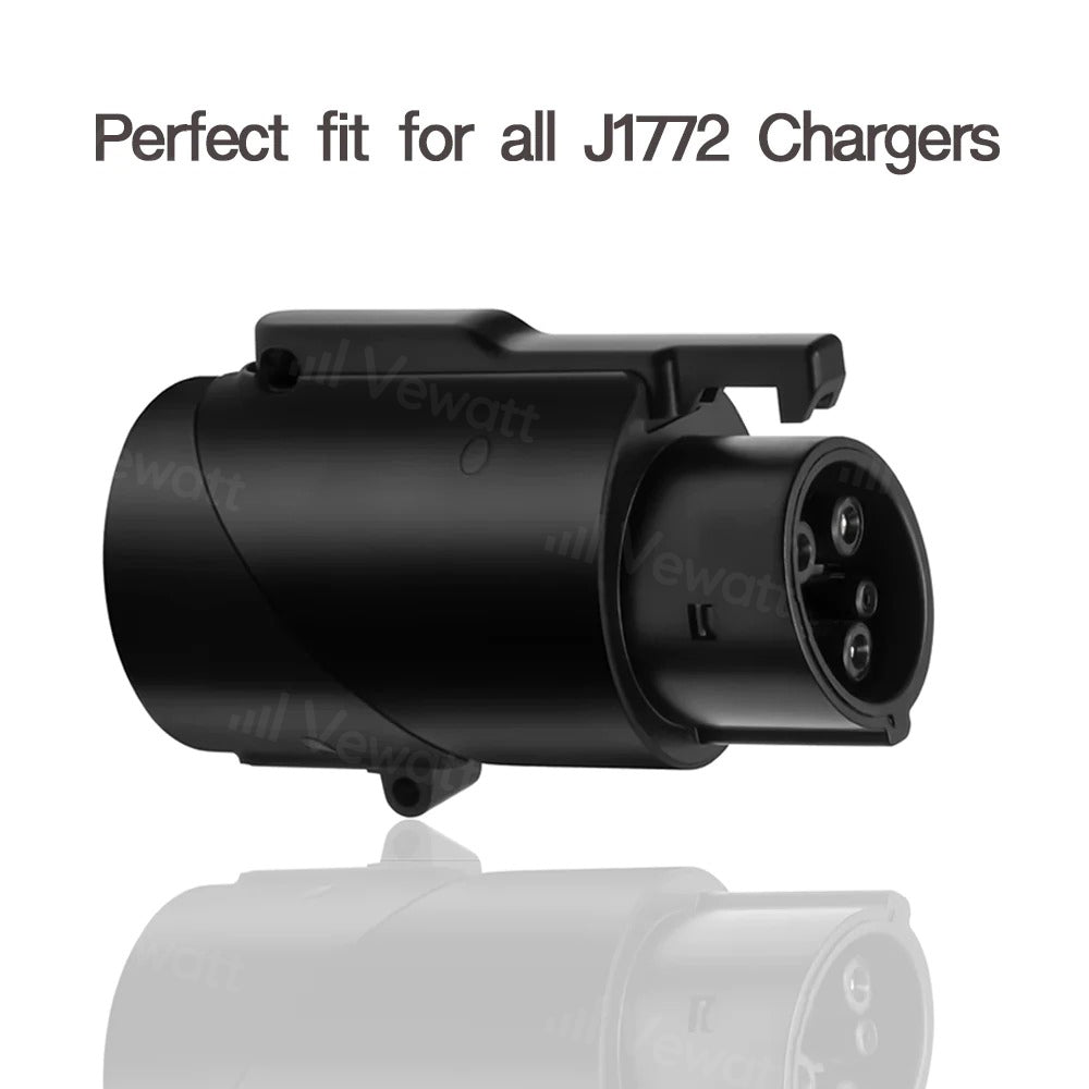 Tesla to J1772 Charging Adapter 80A MAX/240VAC Compatible with Mobile and Wall Connector